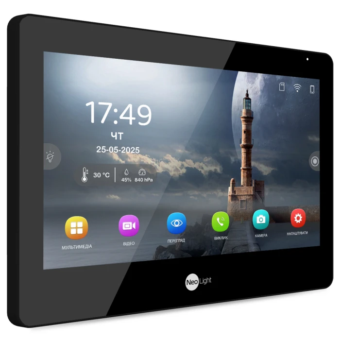 Видеодомофон Neolight MEZZO Hybrid Black