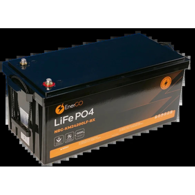 Аккумулятор EnerGo LiFePO4 24V 200Ah (NRG-KM24200LF-BX)