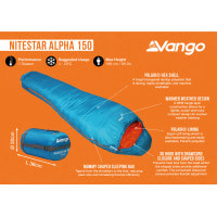 Спальный мешок Vango Nitestar Alpha 150 Atom Blue (SBTNITEST000010)