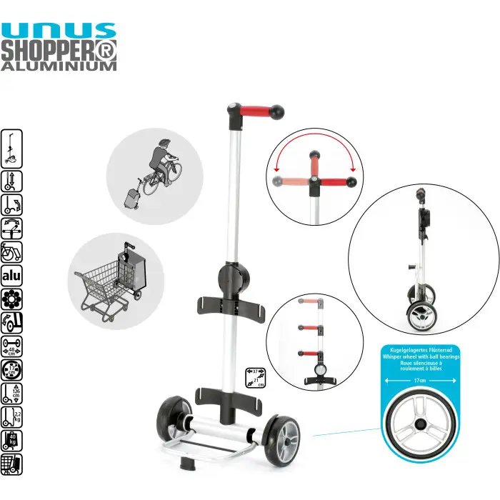 Сумка-тележка Andersen Unus Shopper Mikkel Beige (140-210-40)