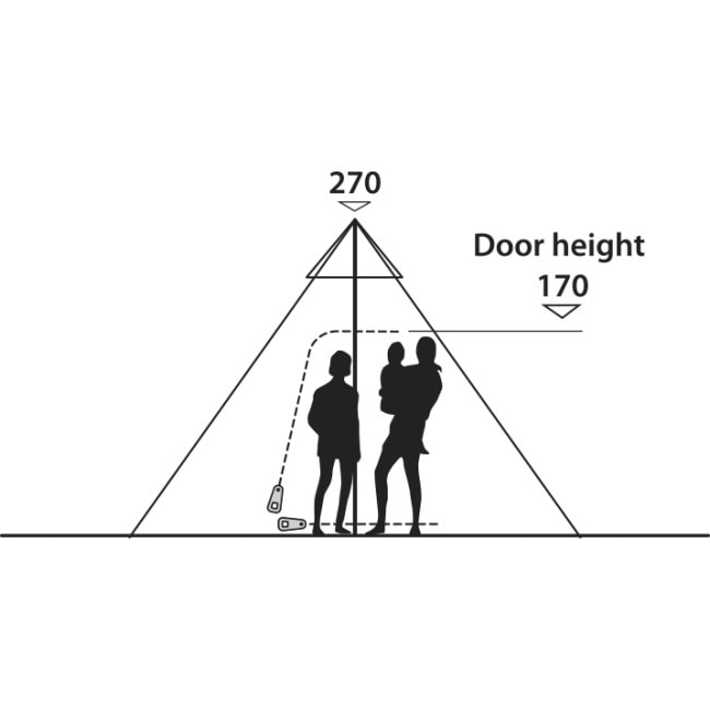 Палатка восьмиместная Easy Camp Moonlight Tipi Grey (120381)