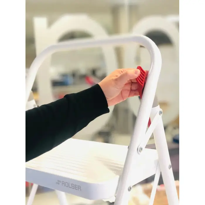 Лестница Rolser Taburete M/10 UNE 2 ступени Blanco (MET003-1024)