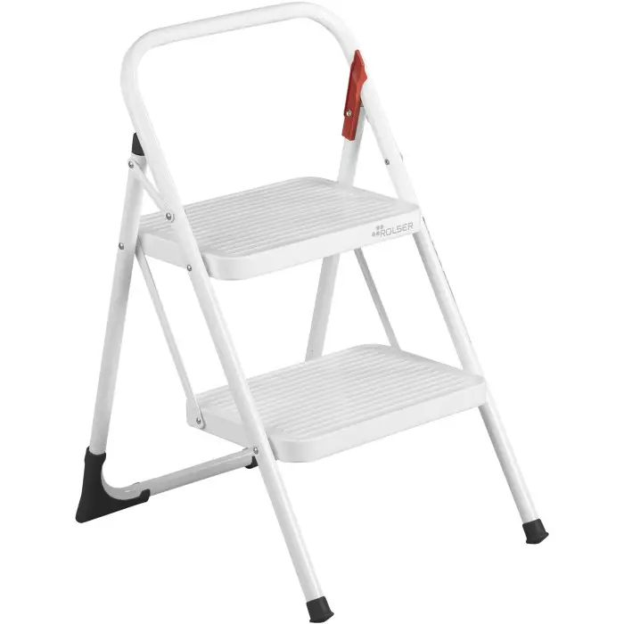 Лестница Rolser Taburete M/10 UNE 2 ступени Blanco (MET003-1024)