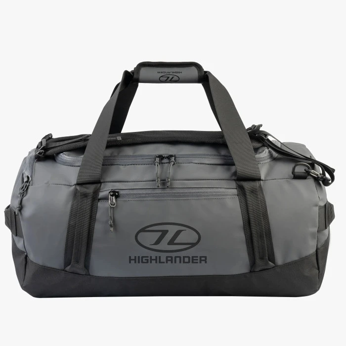 Сумка дорожня водозахисна Highlander Hauler Duffel 45L Dark Grey (DB132-DGY)