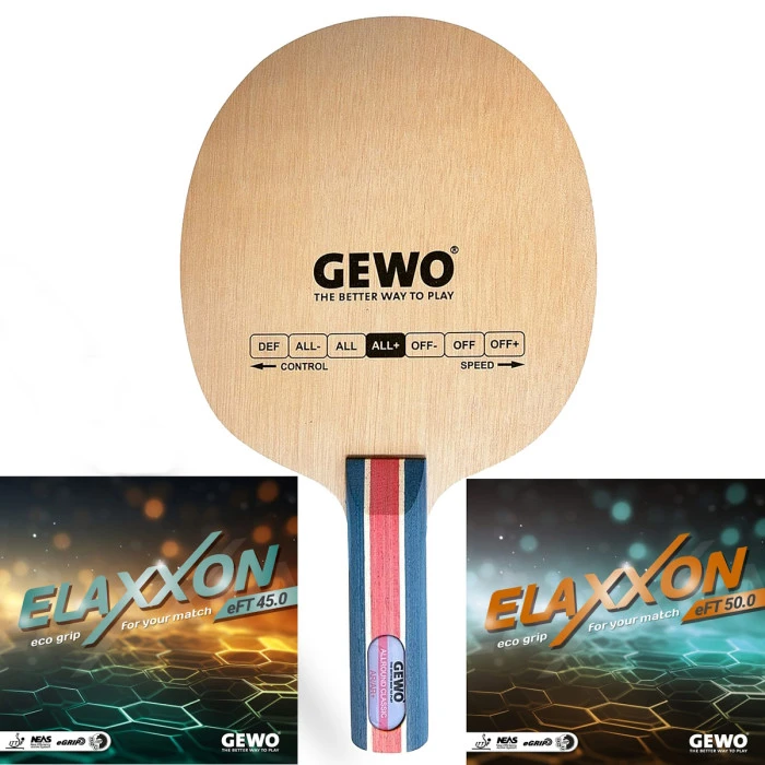 Ракетка для настольного тенниса Gewo Allround Classic, Elaxxon 50.0 + 45.0 ST (1163900001)