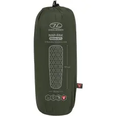 Надувной коврик Highlander Nap-Pak Inflatable Sleeping Mat PrimaLoft 5 cm Olive (AIR072-OG)