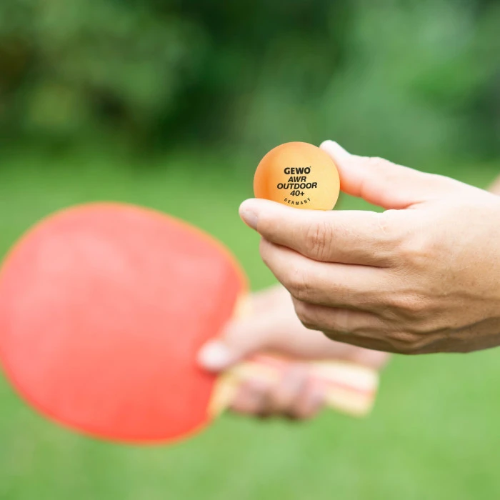 Мячи для настольного тенниса Gewo AWR Outdoor 40+ orange 6шт (96614200)