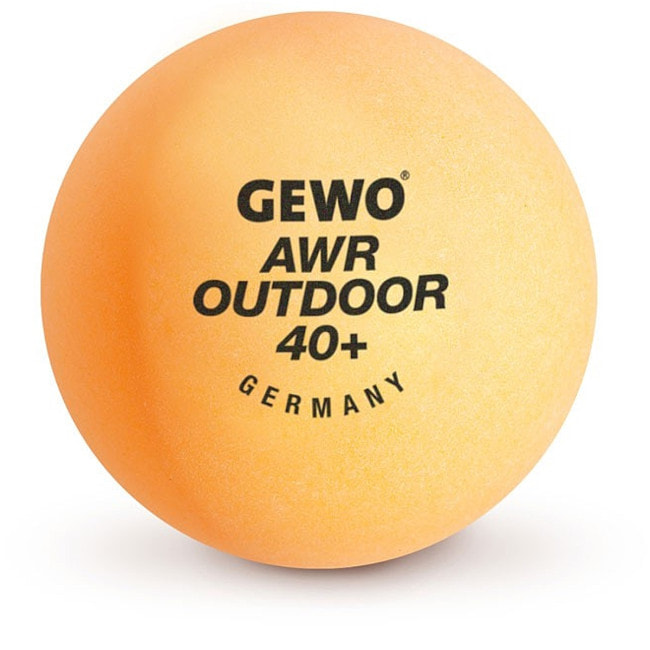Мячи для настольного тенниса Gewo AWR Outdoor 40+ orange 6шт (96614200)