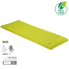 Надувной коврик High Peak Dallas 10 cm Citronelle (41032)