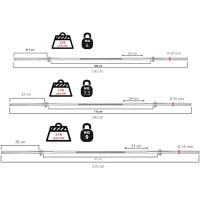 Гриф для штанги Toorx 150 см 25 мм с винтовыми замками (BCV-150)