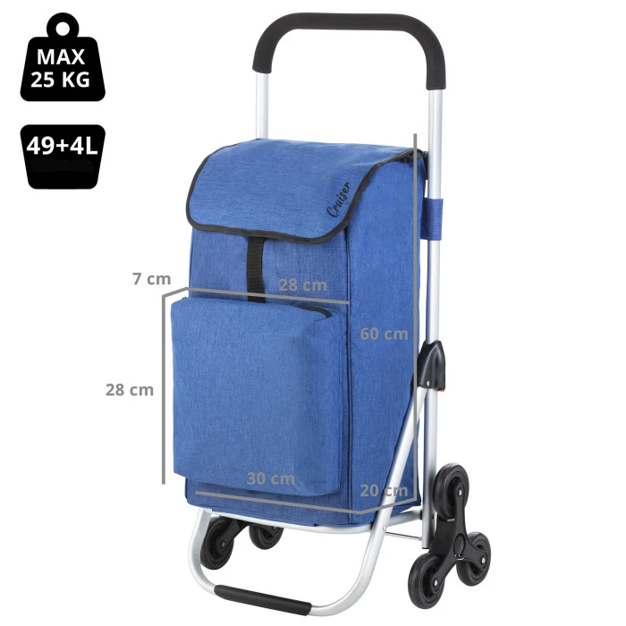 Сумка-тележка ShoppingCruiser Stairs Climber 53 Blue (650063)