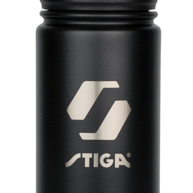 Бутылка для воды Stiga Water Bottle Steel Black, 550ml (2905-0101-55)