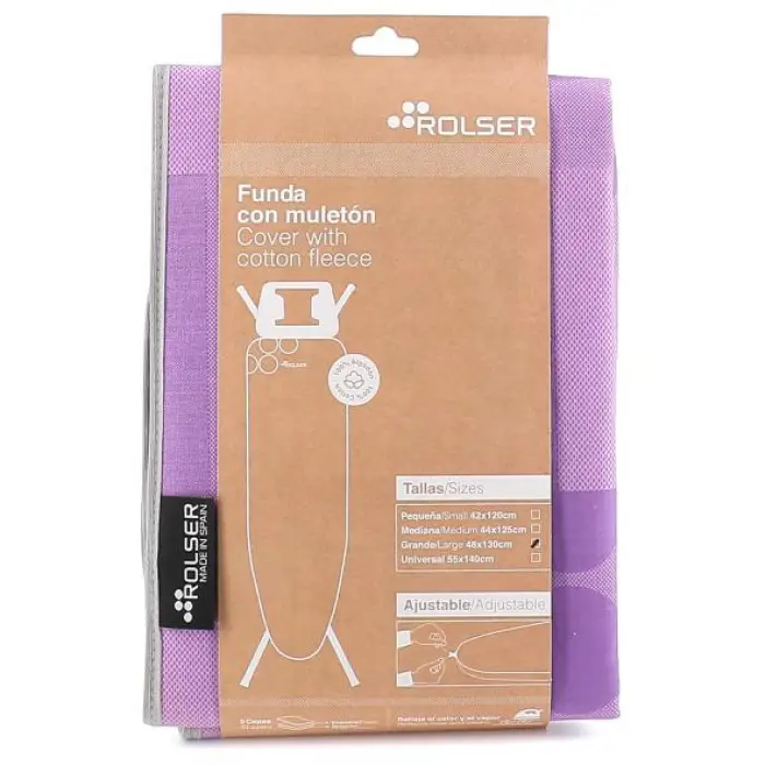 Чехол для гладильной доски Rolser Muleton Malva 130 x 48 см (FUR003-2061)