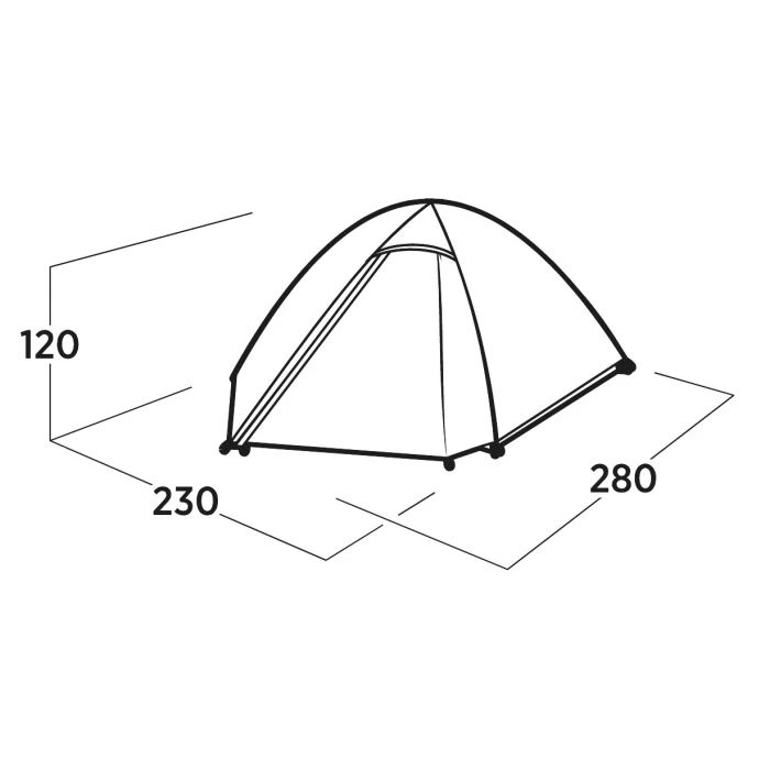 Палатка трехместная Easy Camp Rondane 3 (120470)