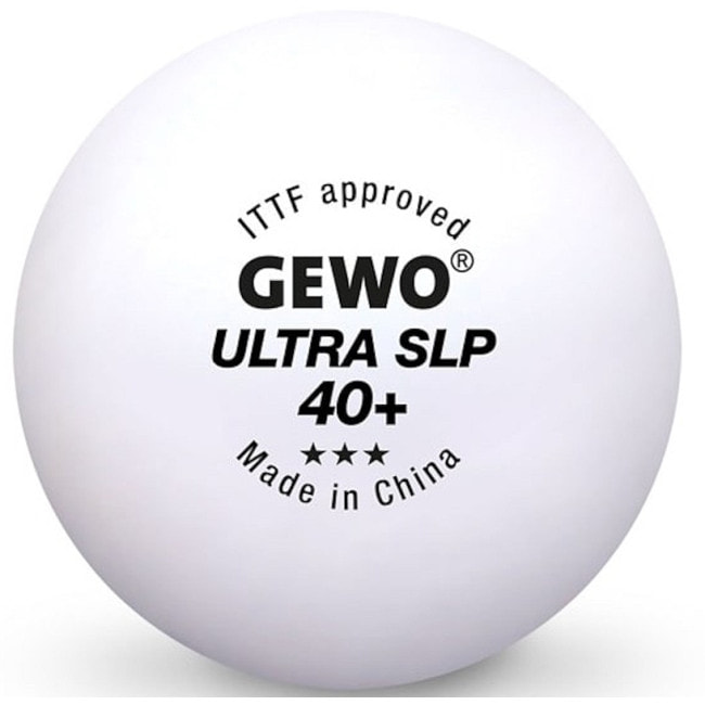 Мячи для настольного тенниса Gewo Ultra SLP 40+ ITTF 6 шт (81351200)