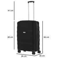 Чемодан CarryOn Porter (M) Black (502444)