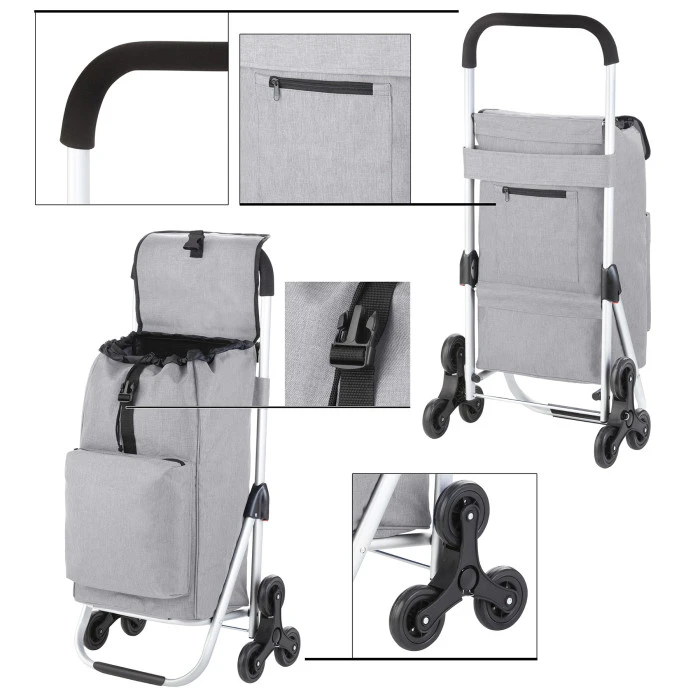 Сумка-тележка ShoppingCruiser Stairs Climber 53 Grey (604361)