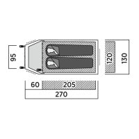 Палатка двухместная Easy Camp Setesdal 2 (120476)