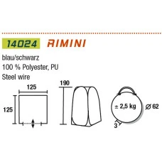 Намет технічний High Peak Rimini Blue (14023)
