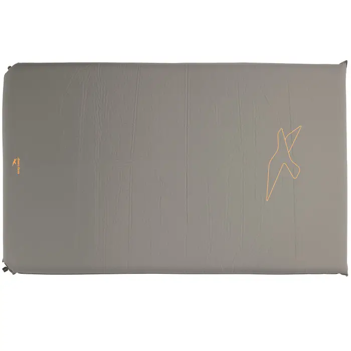 Коврик самонадувающий Easy Camp Self-inflating Siesta Mat Double 10 cm Grey (300056)
