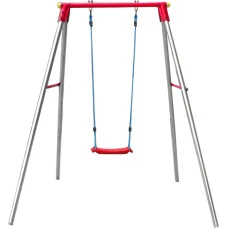 Гойдалка на металевих опорах Garlando Candy Plus одинарна (ALT-13)