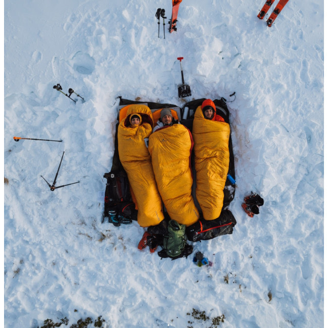 Спальний мішок Ferrino Lightec 500 Duvet RSD Down +7°C Yellow (86699NGG)