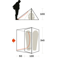 Палатка двухместная Ferrino Sintesi 2 Olive Green (91175HOOFR)