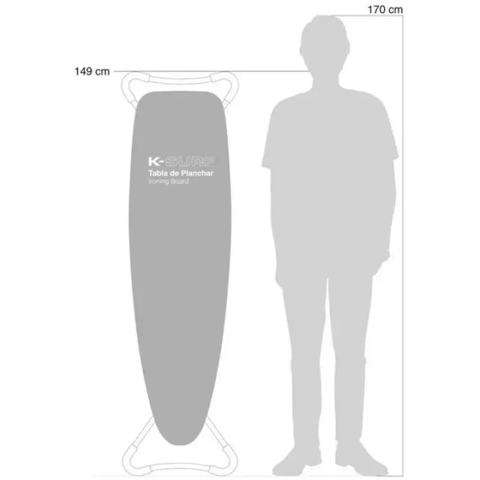 Дошка для прасування Rolser K-Surf SalviaTube (K07003-1072)