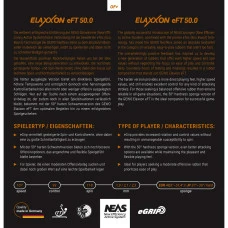 Накладка для ракетки Gewo Elaxxon eFT 50.0 1.9 red (11373300019)