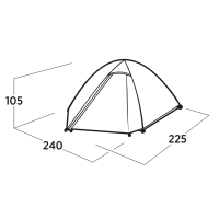 Палатка двухместная Easy Camp Rondane 2 (120469)