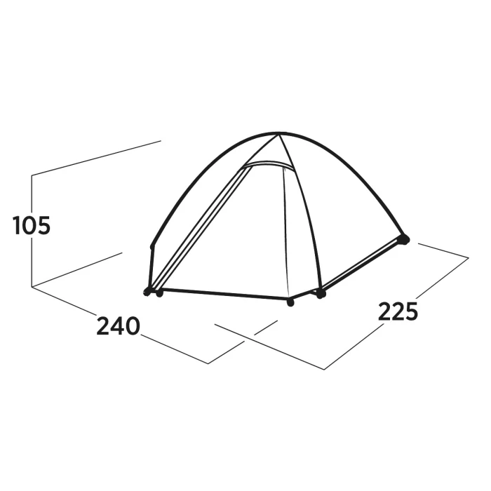 Палатка двухместная Easy Camp Rondane 2 (120469)