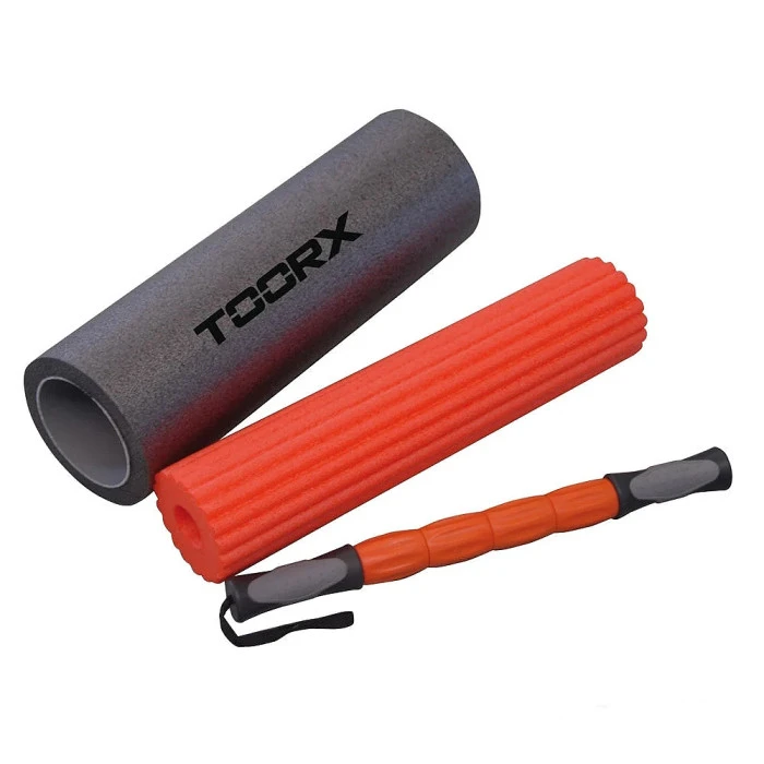 Набор массажеров Toorx Rullo 3 в 1 Nero/Arancio/Grigio (AHF-091)
