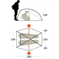 Намет двомісний Ferrino Nemesi 2 Pro Green (91212QVVFR)