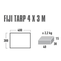 Тент High Peak Fiji Tarp 4 x 3 m Grey (10022)