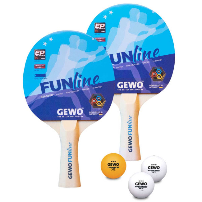 Набор для настольного тенниса Gewo Double-Fun 2 Bats 3 Balls (96960000)