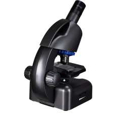 Мікроскоп Bresser Junior CM-04 100x-900x Black з набором для дослідів і адаптером для смартфона (14951)