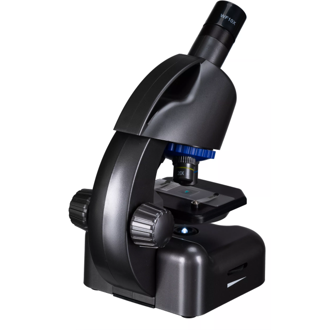 Микроскоп Bresser Junior CM-04 100x-900x Black с набором для опытов и адаптером для смартфона (14951)
