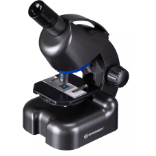 Мікроскоп Bresser Junior CM-04 100x-900x Black з набором для дослідів і адаптером для смартфона (14951)