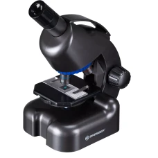 Мікроскоп Bresser Junior CM-04 100x-900x Black з набором для дослідів і адаптером для смартфона (14951)