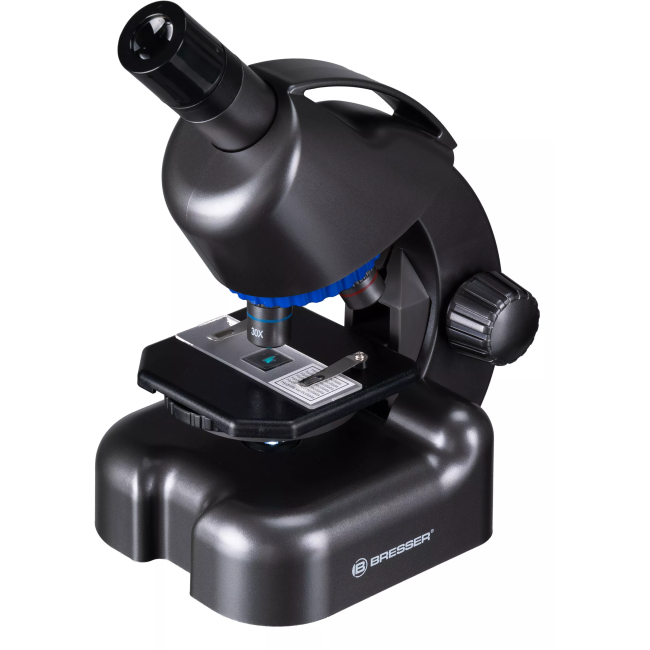 Микроскоп Bresser Junior CM-04 100x-900x Black с набором для опытов и адаптером для смартфона (14951)