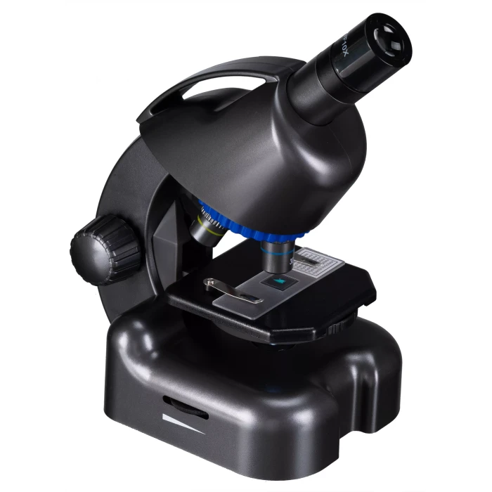 Мікроскоп Bresser Junior CM-04 100x-900x Black з набором для дослідів і адаптером для смартфона (14951)