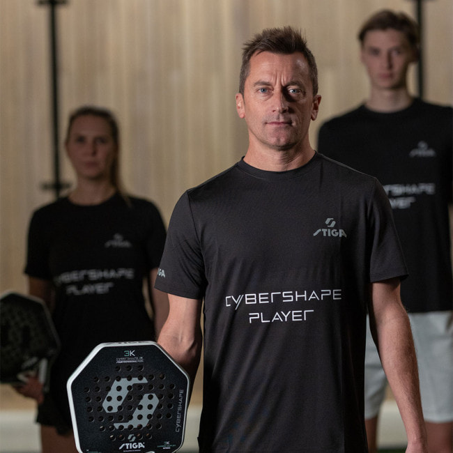 Ракетка для падел тенісу Stiga Racket Cybershape 18K (2202-1701-03)