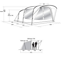 Палатка Outwell Oakwood 5 Green (111209)