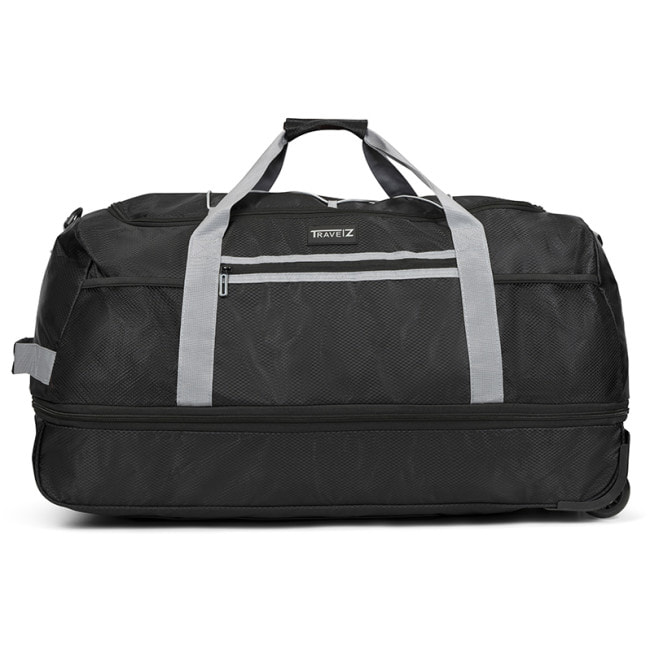 Сумка дорожная на колесах TravelZ Wheelbag Doubleloader foldable black 80(95)L (603096)