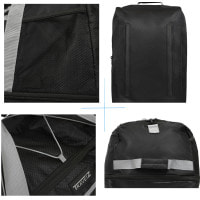 Сумка дорожная на колесах TravelZ Wheelbag Doubleloader foldable black 80(95)L (603096)