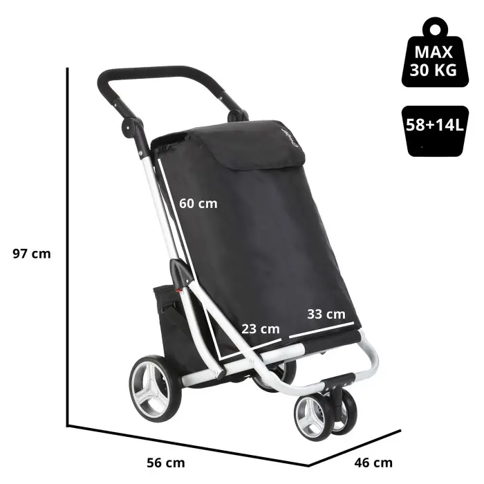 Сумка-тележка ShoppingCruiser 3 Wheels Black (604349)