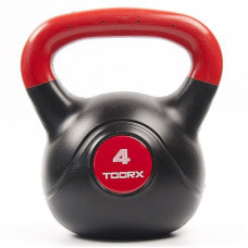 Гиря виниловая Toorx PVC 4 кг Black/Orange (KRP-4)