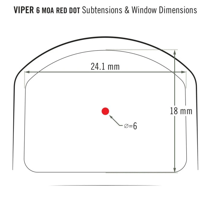 Коллиматорный прицел Vortex Viper Red Dot 6 MOA (VRD-6)