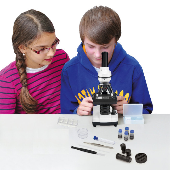 Микроскоп Bresser Junior Biolux SEL 40x-1600x с адаптером для смартфона+кейс (8855610GYE000)