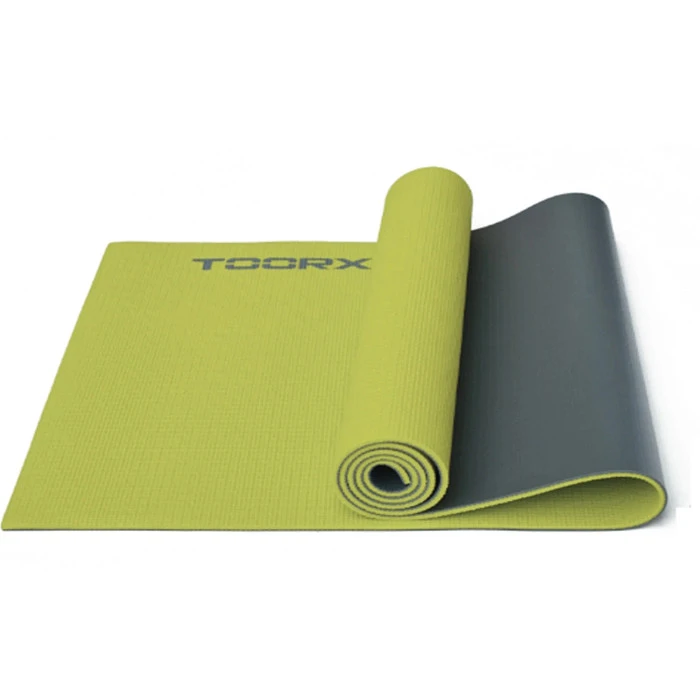 Коврик спортивный Toorx Yoga PVC 173 х 60 х 0,6 см для йоги и фитнеса Verde/Antracite (MAT-176)